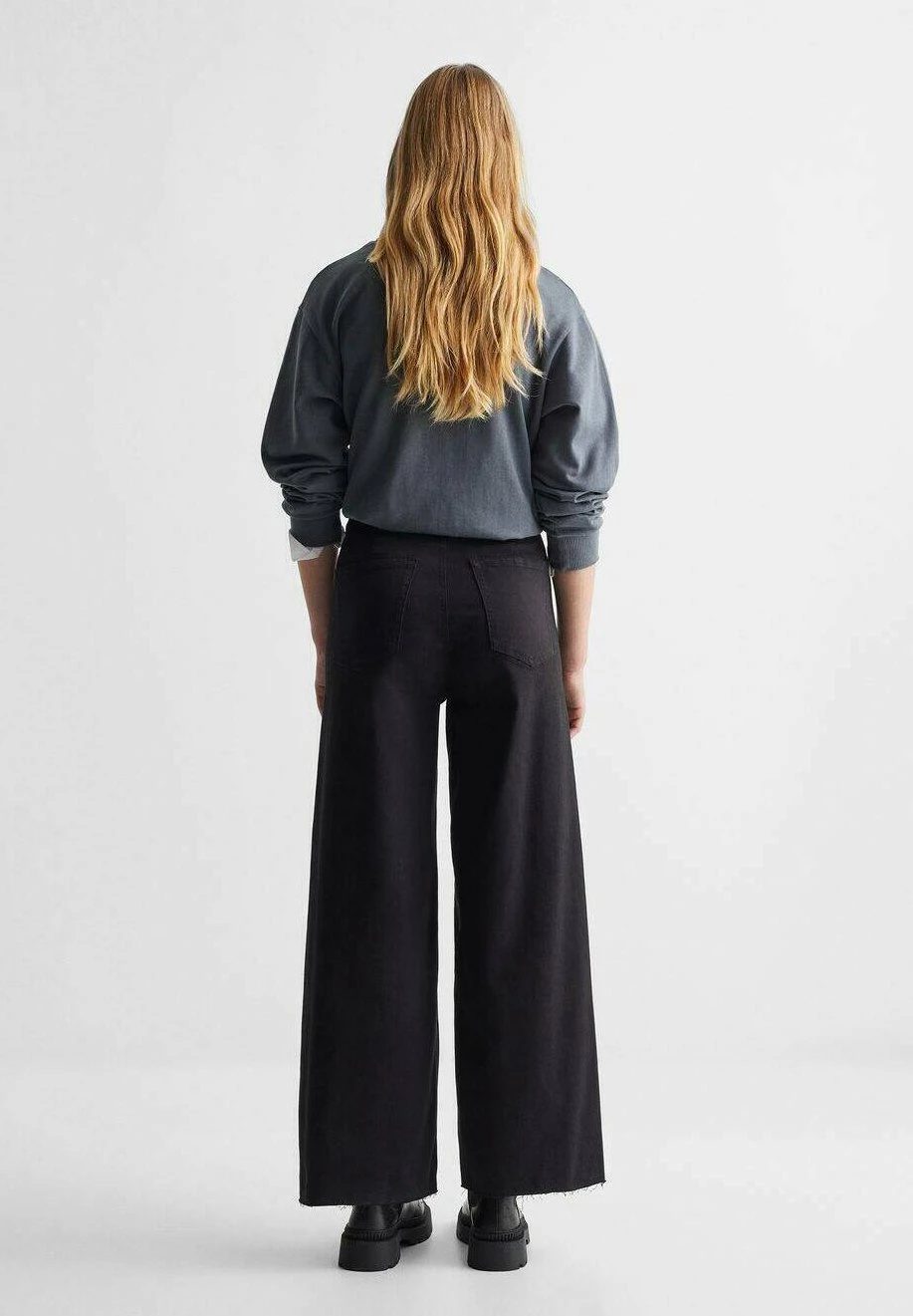 Mango Kids Seamless - Jean Flare - Noir â Image 3