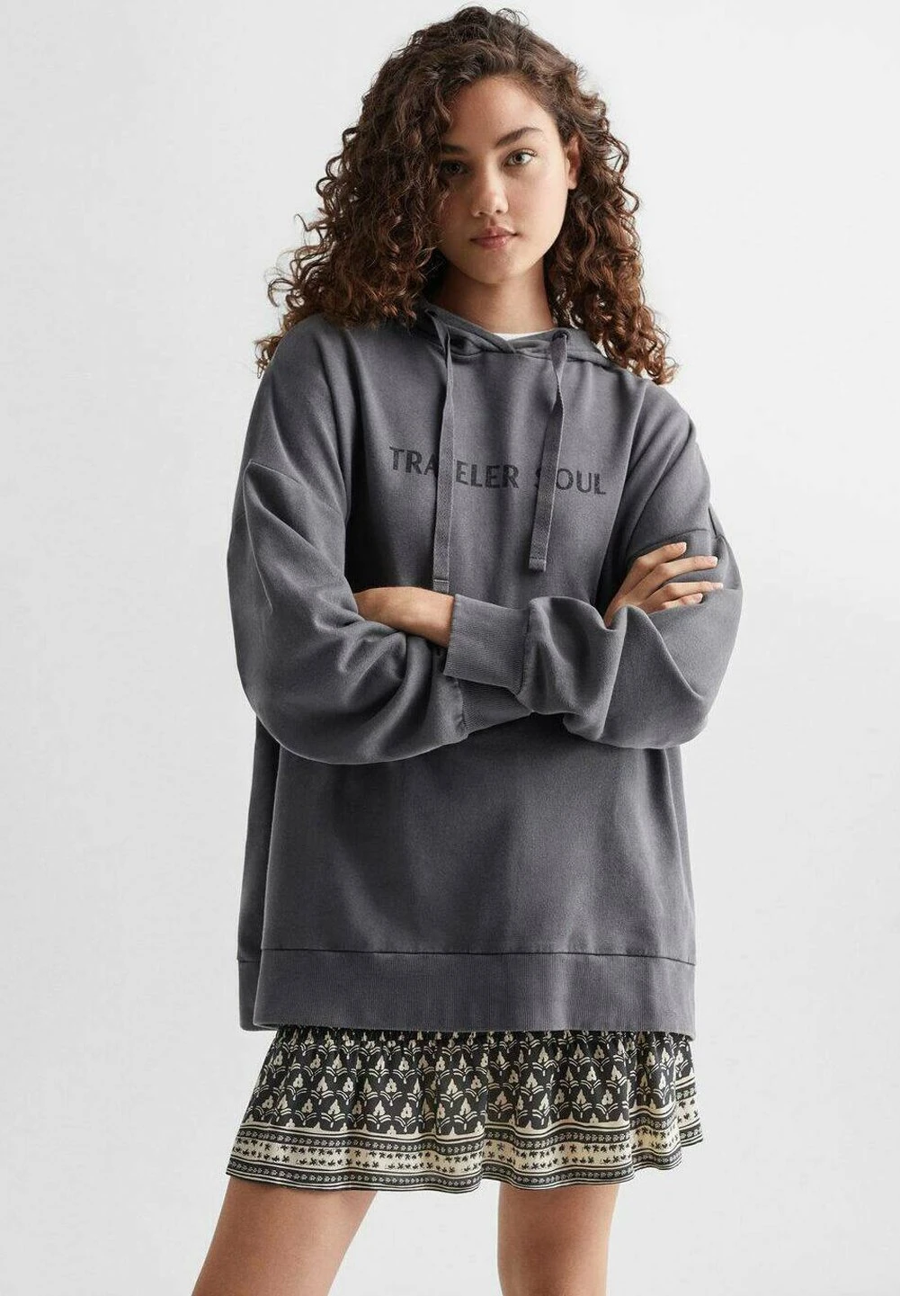 Mango Kids Traveler - Sweat À Capuche - Anthrazit – Image 3