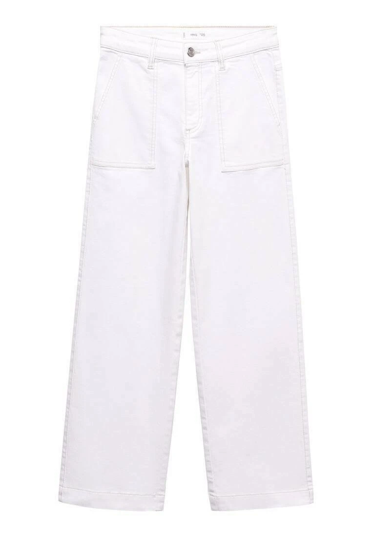 Mango Kids Utility - Jean Droit - Off White â Image 5