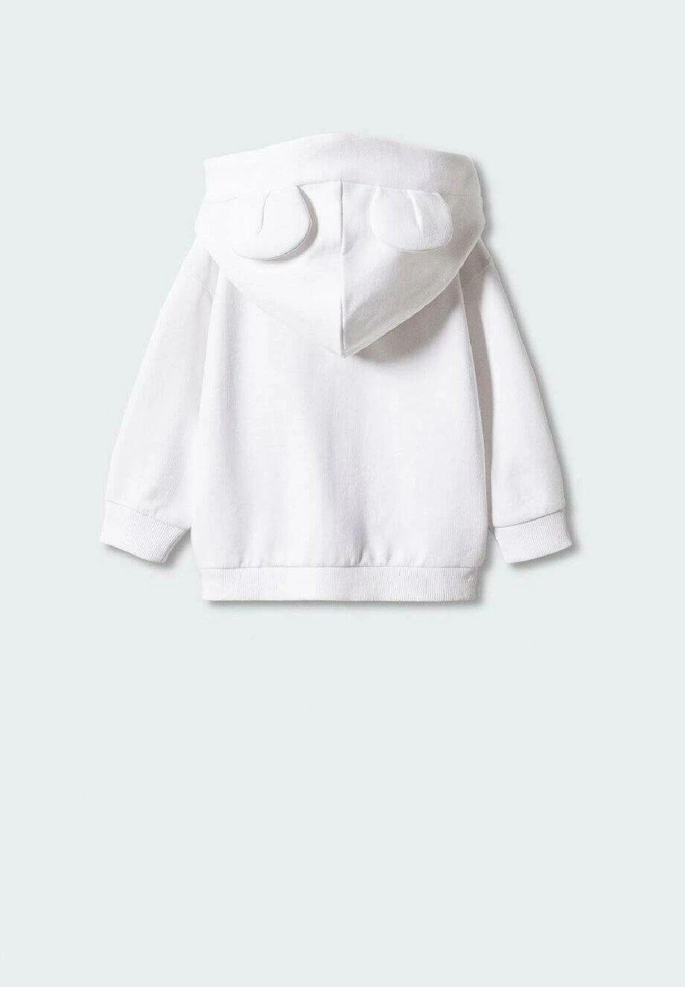 Mango Kids Lana - Sweat ZippĂ© - Off White â Image 4