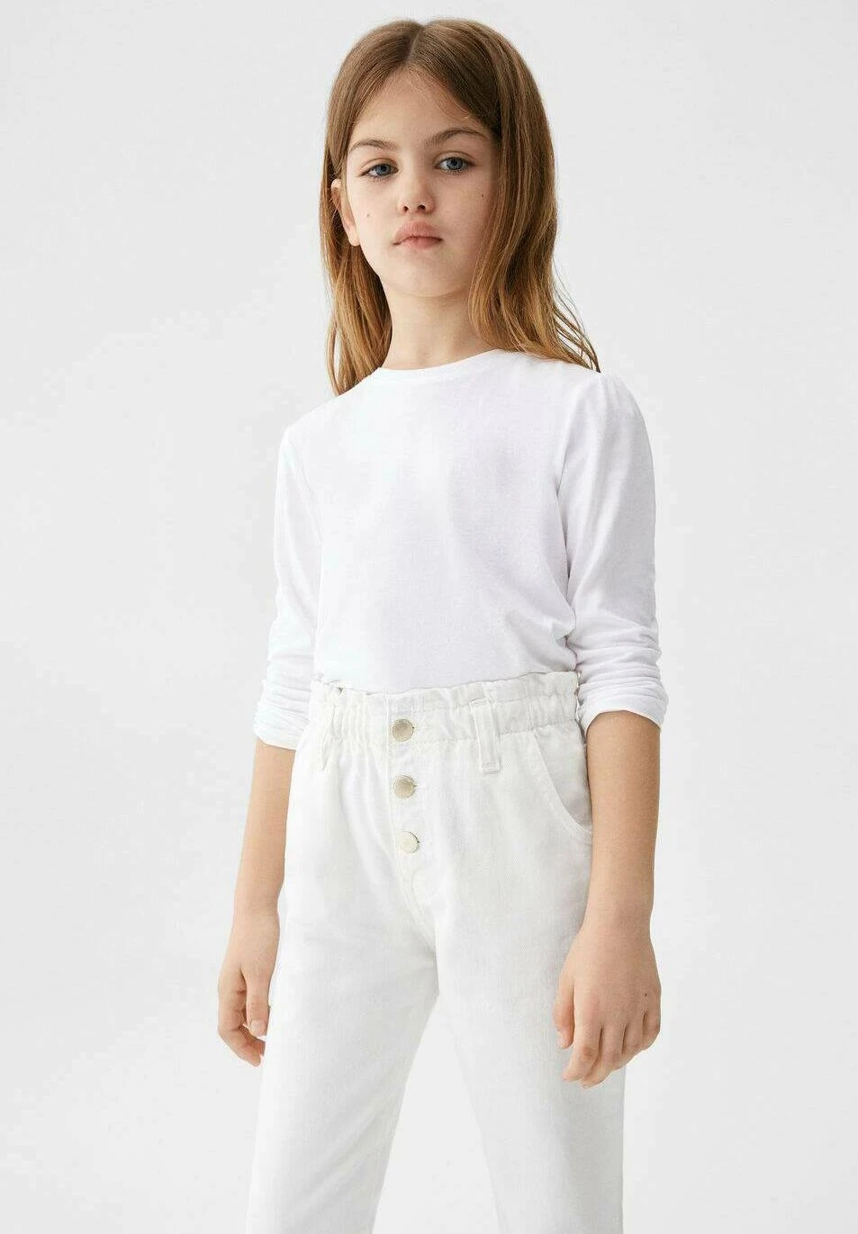 Mango Kids Paperbag - Jean Droit â Image 3