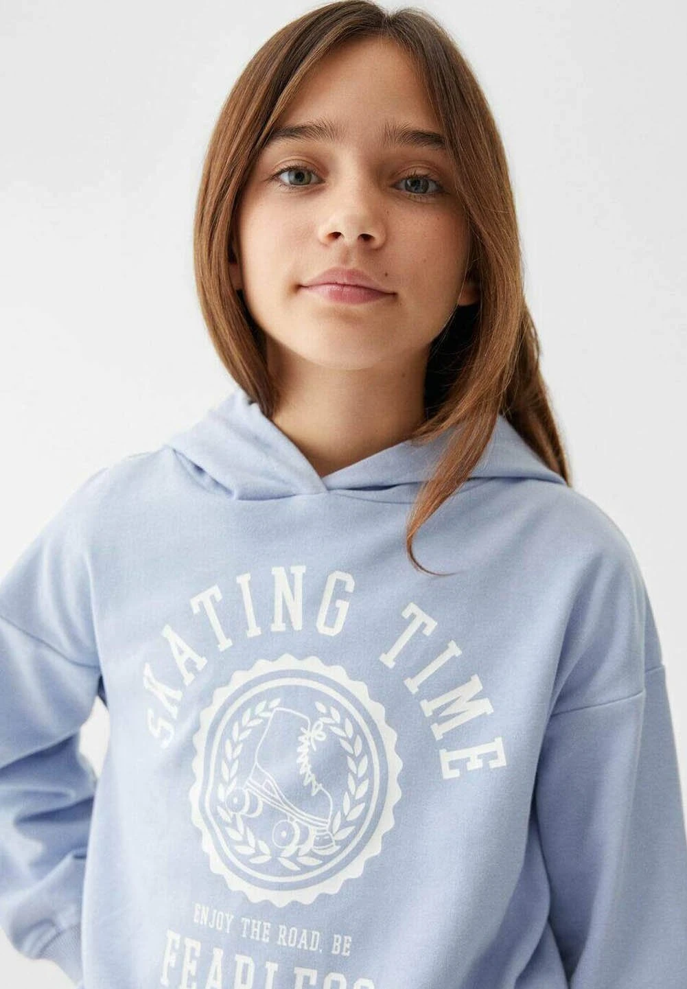 Mango Kids Skate - Sweat À Capuche - Sky Blue – Image 2