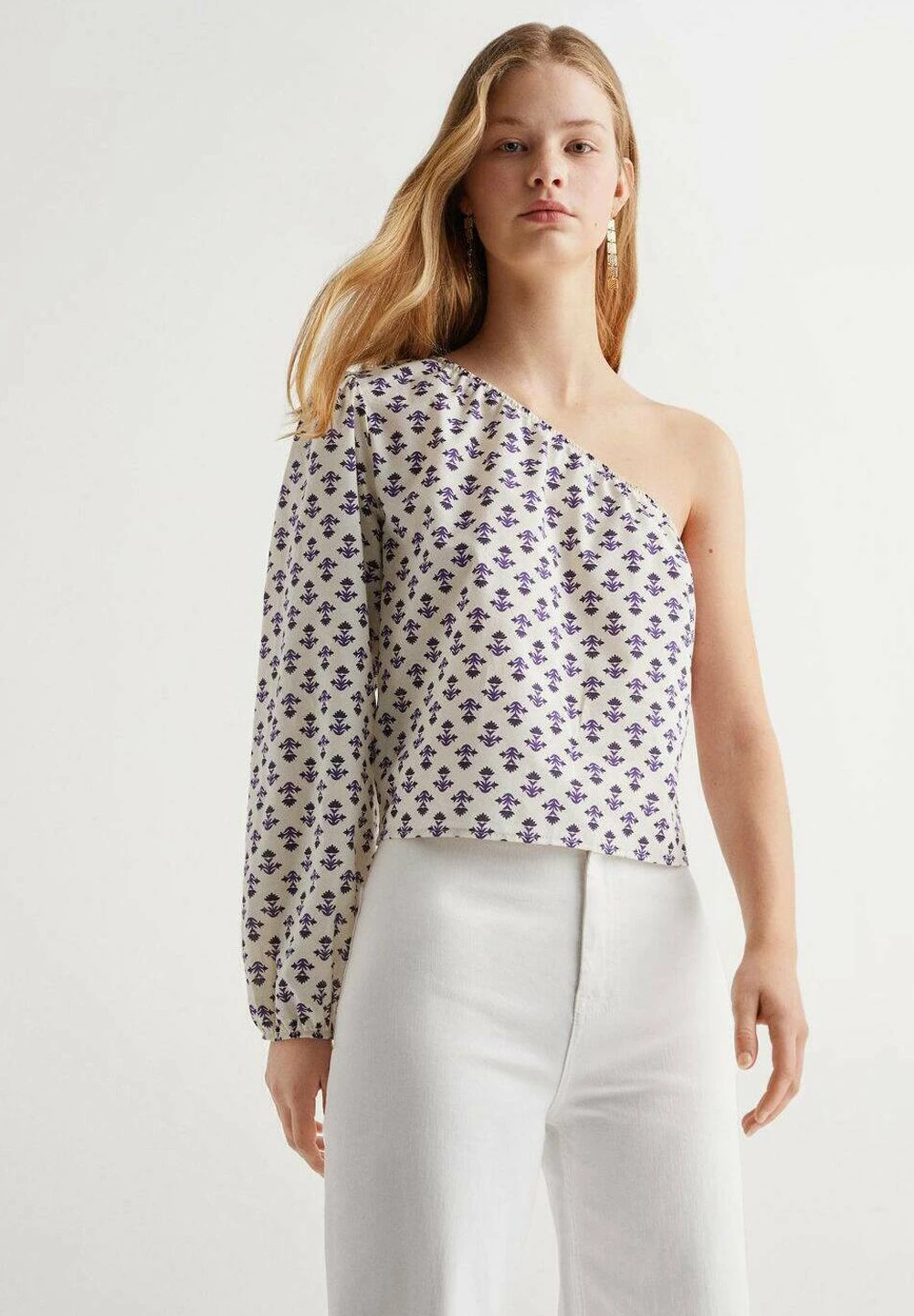 Mango Kids Marta - T-Shirt À Manches Longues - Ecru – Image 2