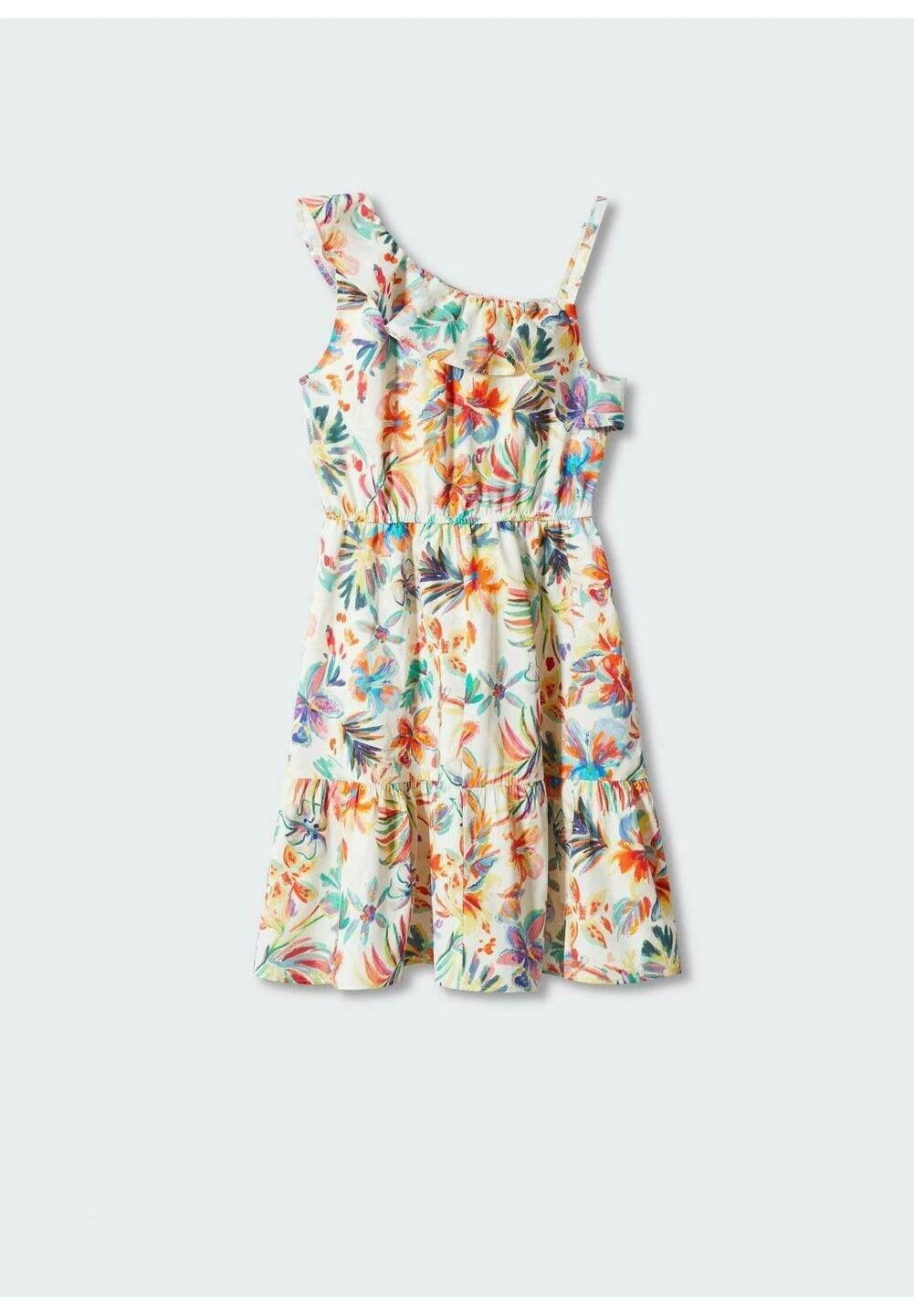 Mango Kids Juls - Robe De Jour - Ecru â Image 5