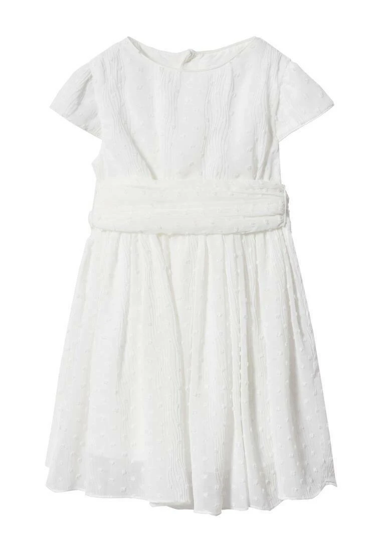 Mango Kids Vega - Robe De Jour - Blanco Roto