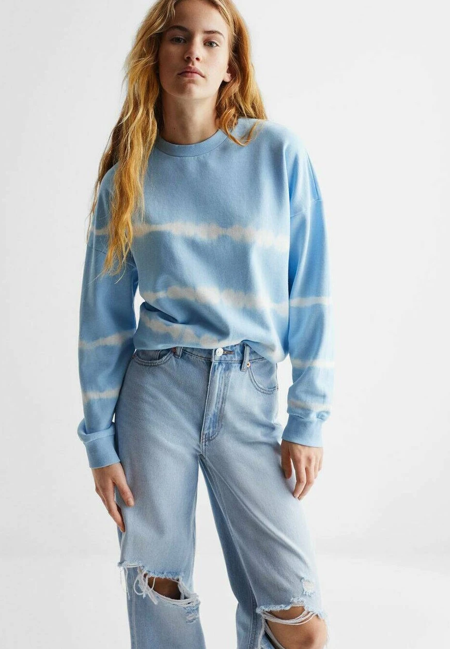 Mango Kids Broken - Jean Droit - Hellblau â Image 4