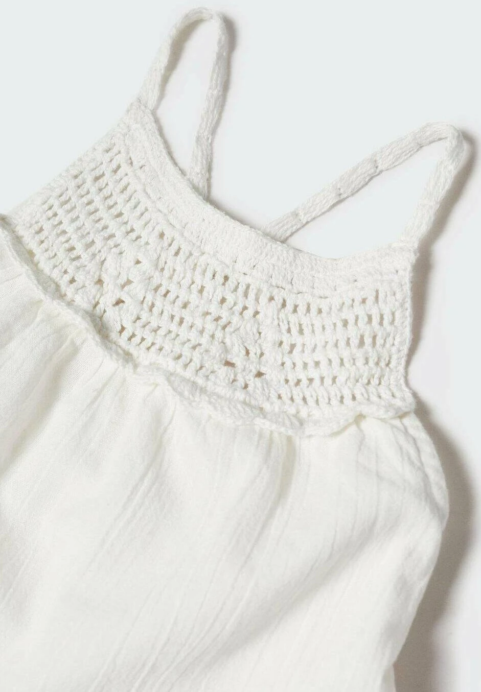 Mango Kids Louisa - Robe De Jour - Ecru â Image 3