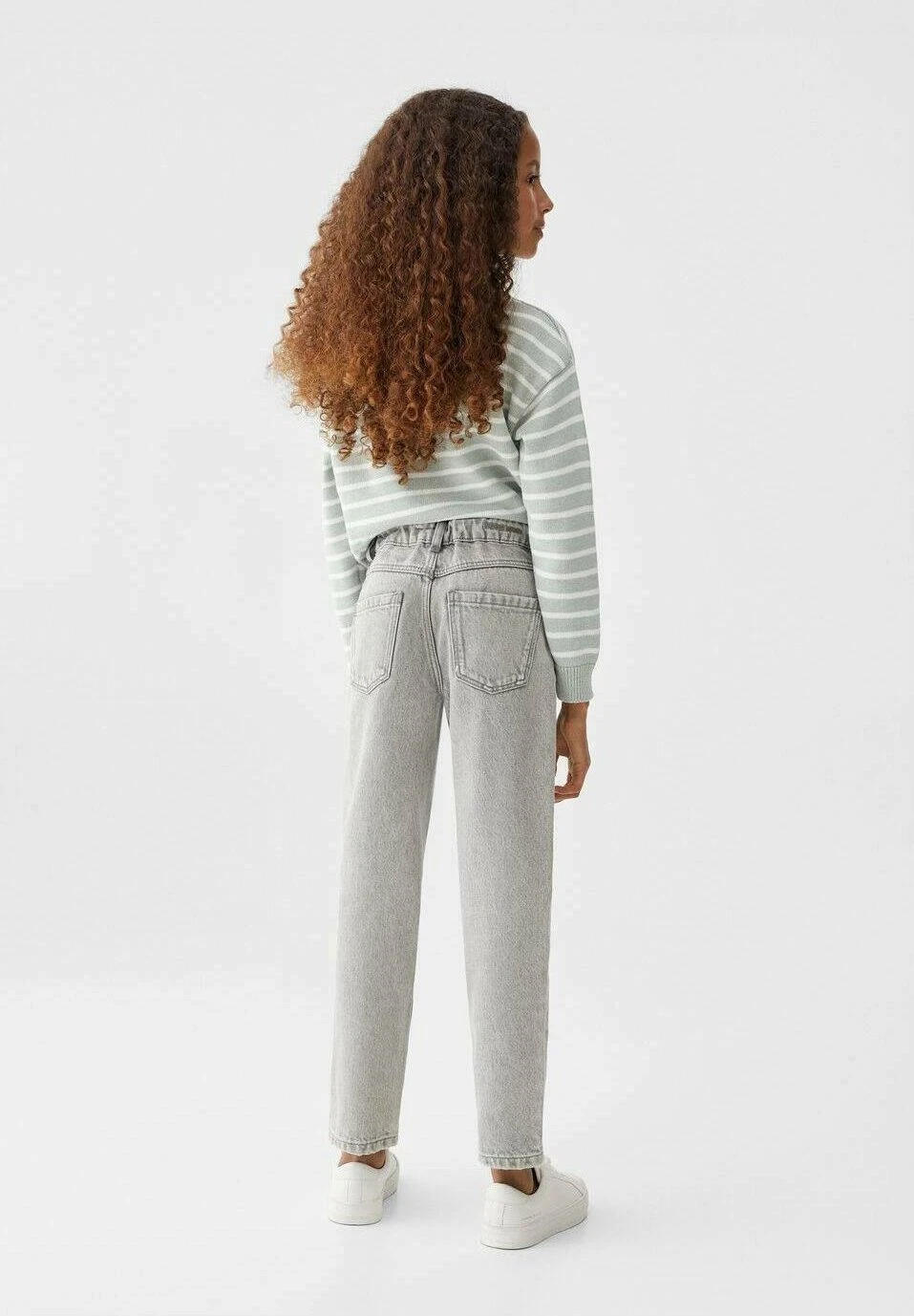 Mango Kids Mom - Jean Droit - Grijs Denim â Image 3