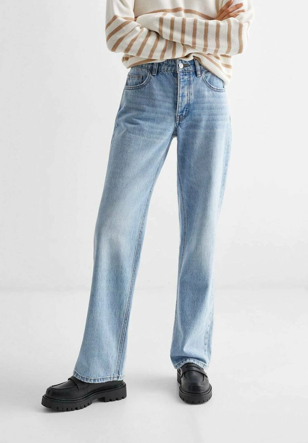 Mango Kids Clean - Jean Flare - Bleu Clair â Image 2