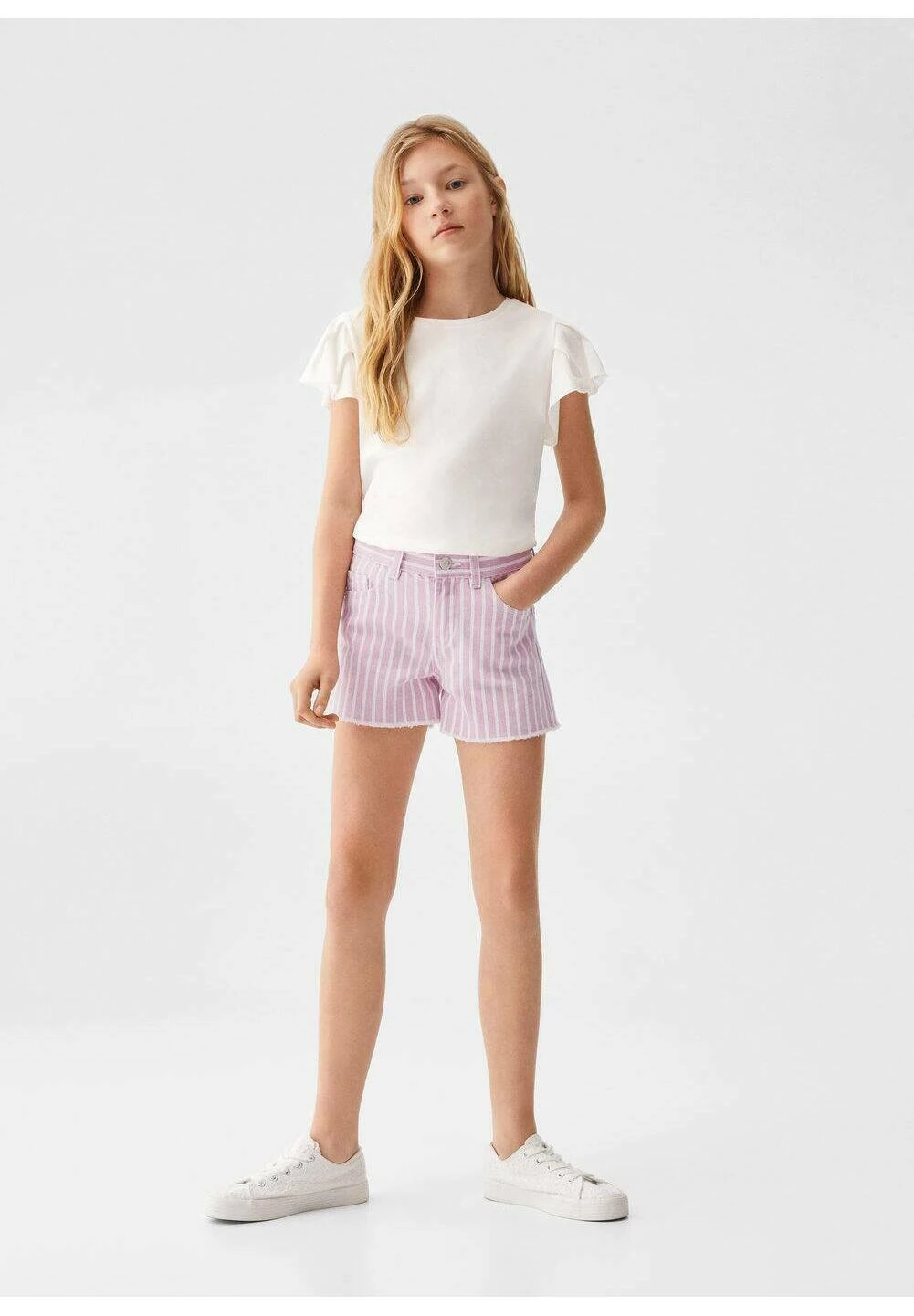 Mango Kids Betty - Short - Rosa