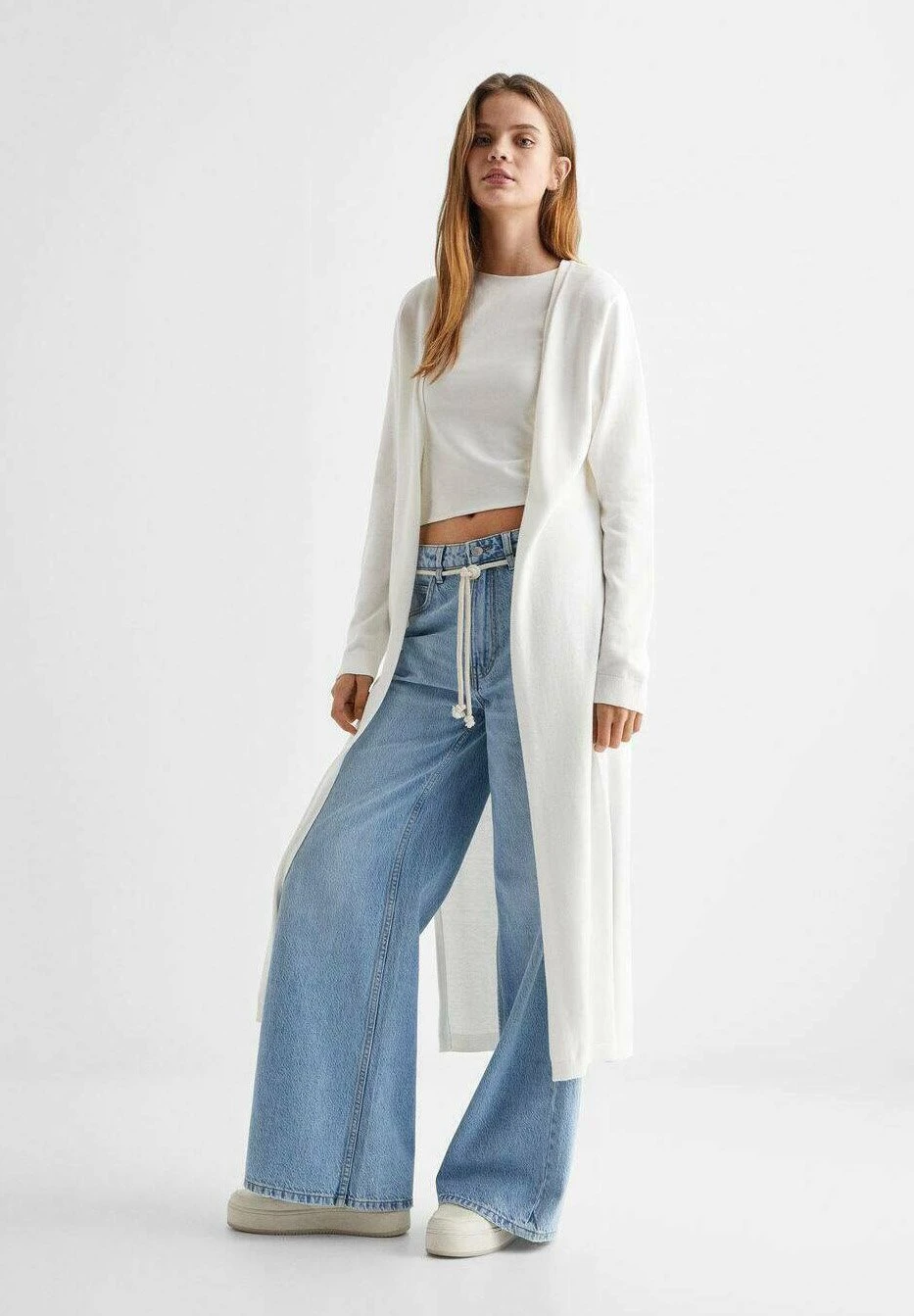 Mango Kids Jimena - Gilet - Off White