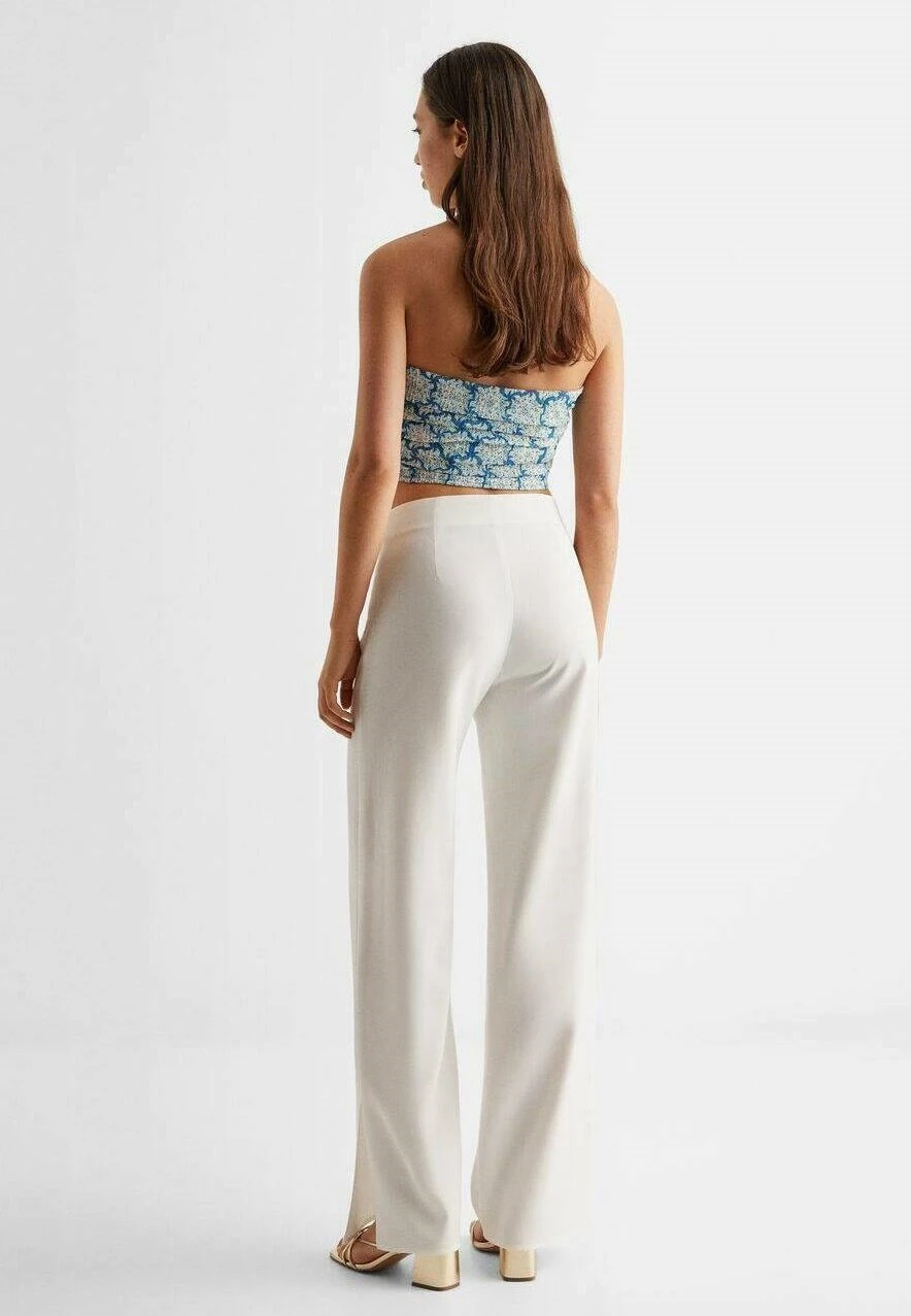 Mango Kids Tencelp - Pantalon Classique - Off White â Image 3