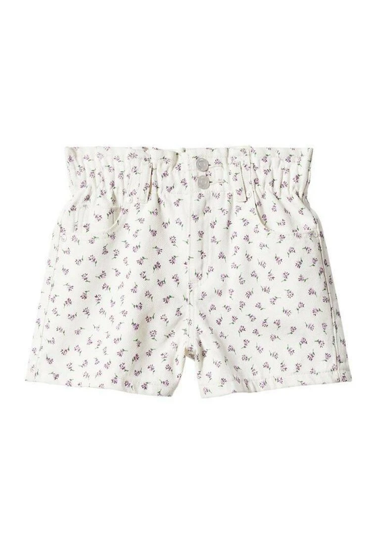 Mango Kids Paperp - Short En Jean - Ecru â Image 4