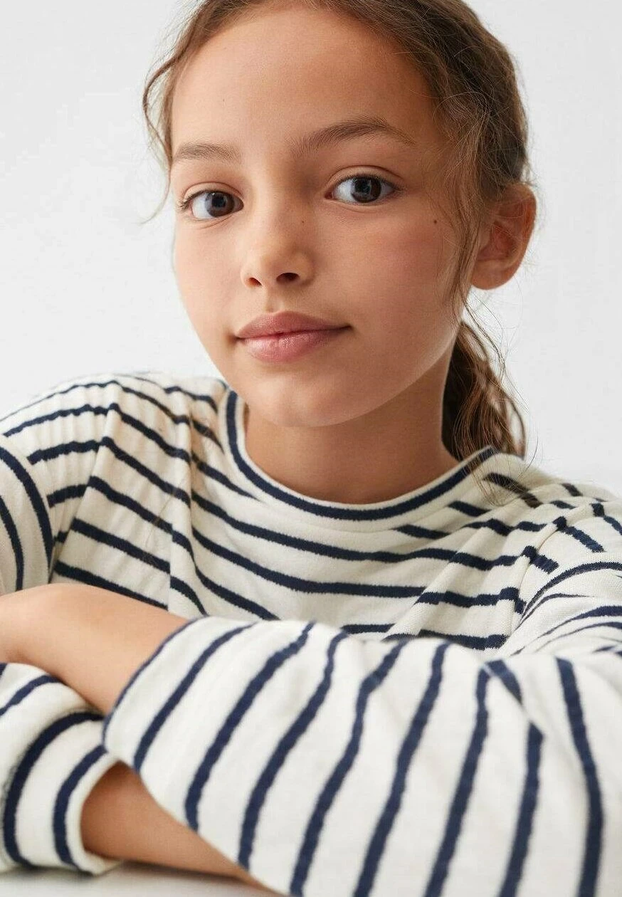Mango Kids Stripes - Robe De Jour - Marineblau â Image 4