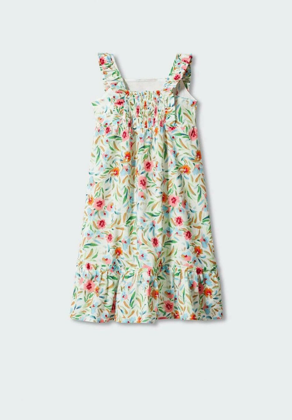 Mango Kids Acuarela - Robe De Jour - Green â Image 2