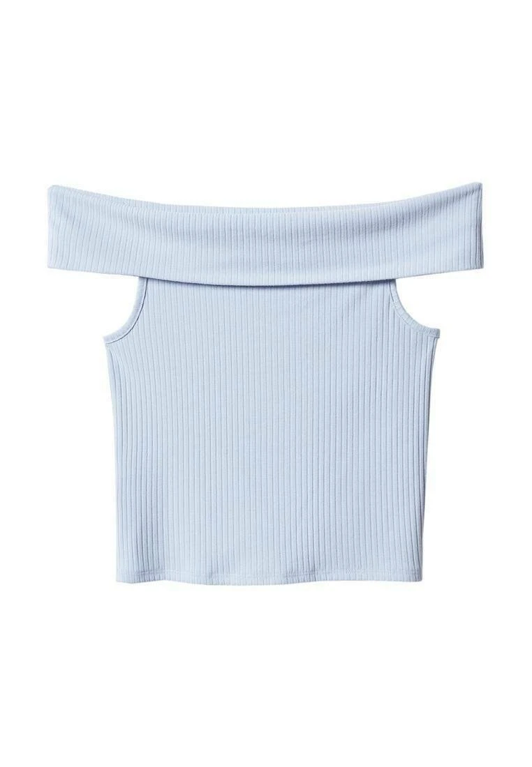 Mango Kids Shouldr2 - T-Shirt Basique - Bleu Ciel â Image 4