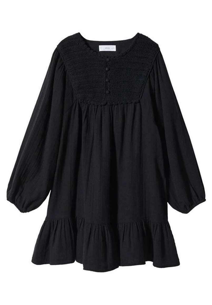 Mango Kids Paris - Robe De Jour - Black