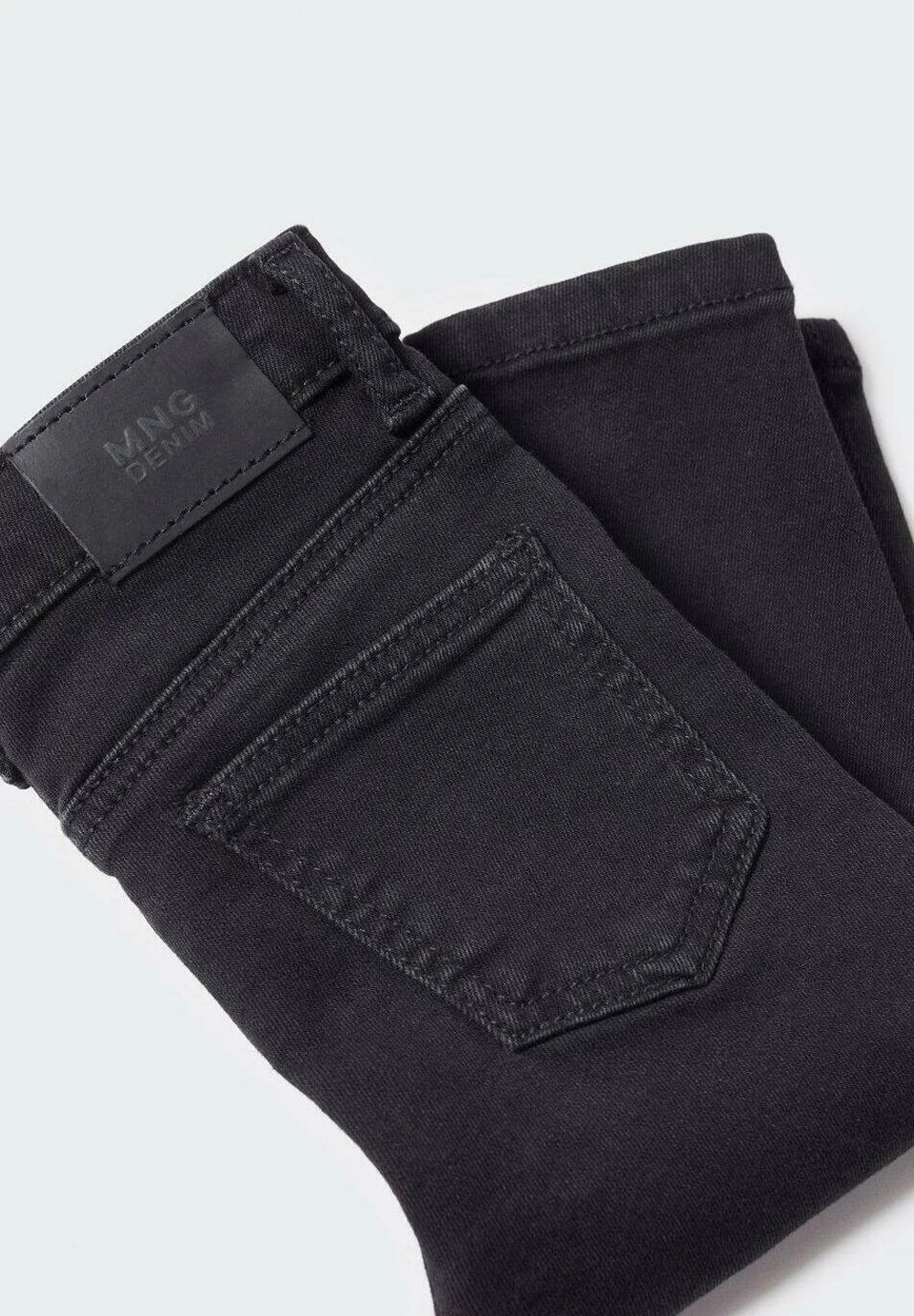 Mango Kids Elena - Jean Slim - Black Denim â Image 3
