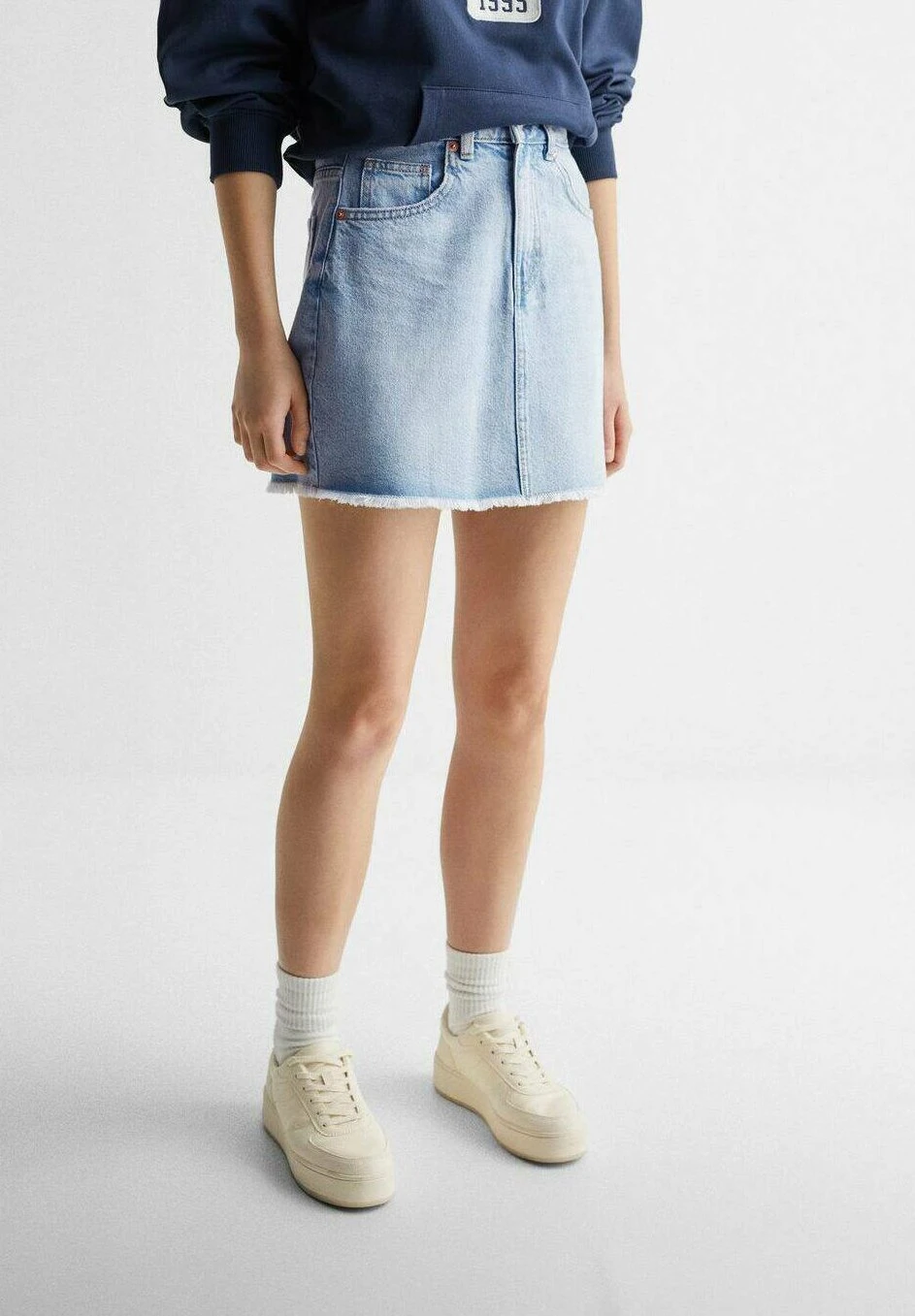 Mango Kids Jupe En Jean - Light Blue â Image 4