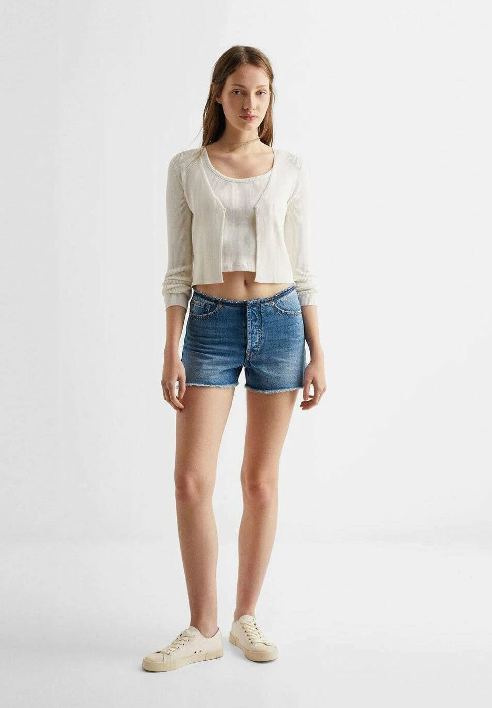 Mango Kids Short En Jean - Dark Blue â Image 2