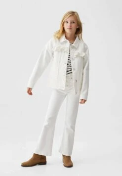 Mango Kids Flare - Pantalon Classique - Bianco