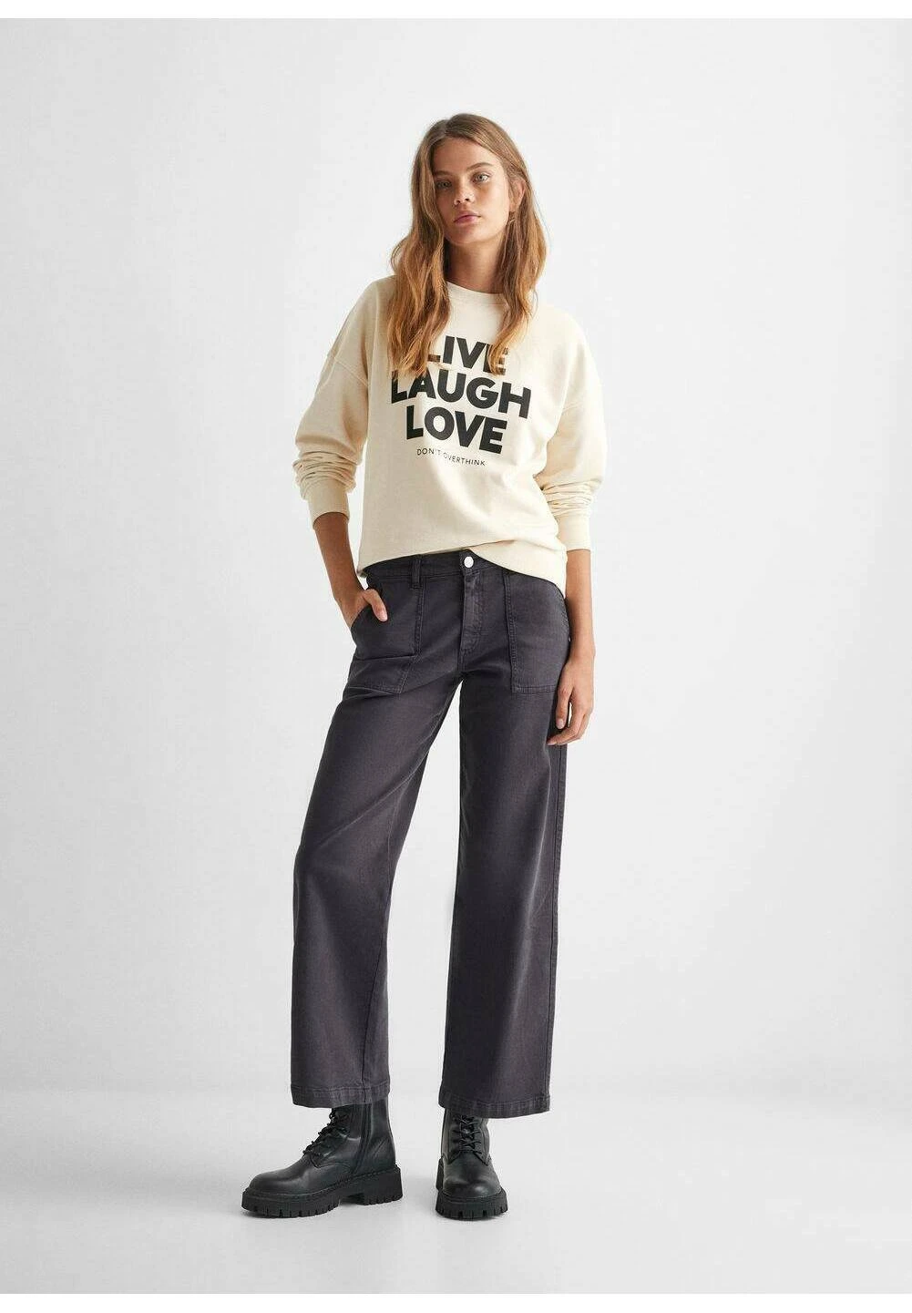 Mango Kids Utility - Jean Droit - Charcoal