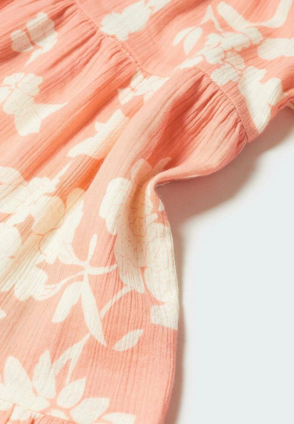 Mango Kids Sara - Robe De Jour - Corail â Image 3