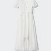 Mango Kids Cloe - Robe De Soirée - Biały