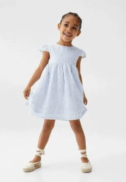 Mango Kids Julieta - Robe De Jour - Blauw