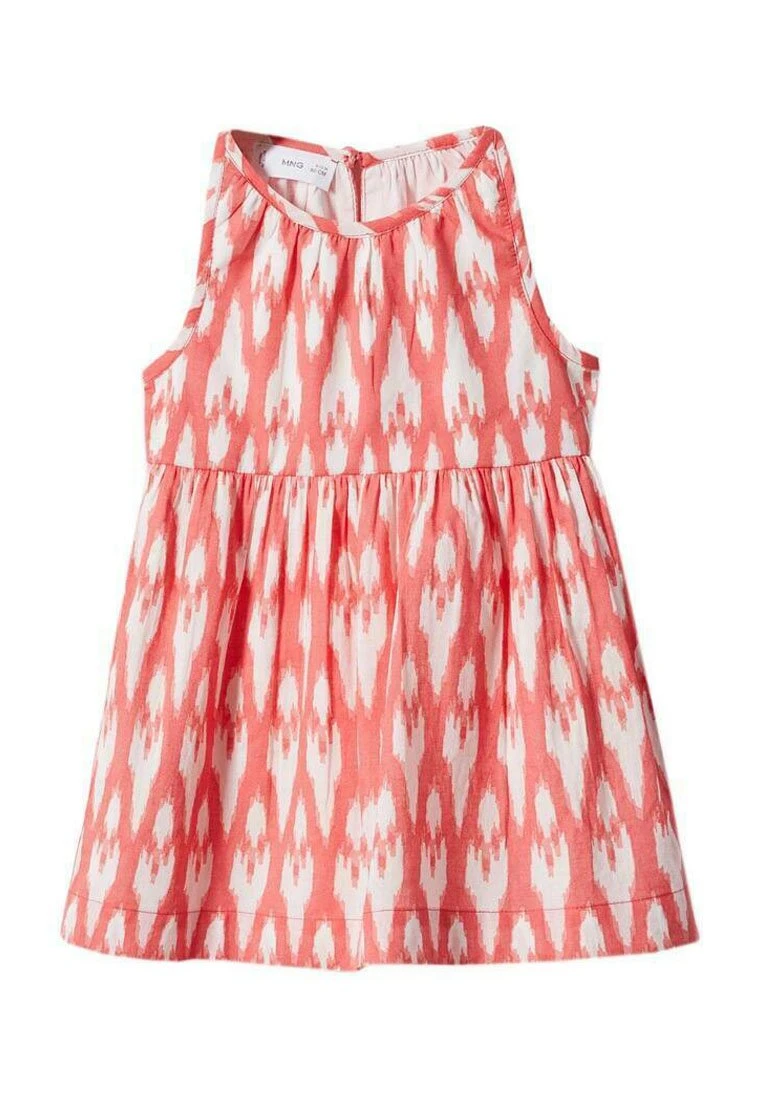 Mango Kids Ika - Robe De Jour - Korallrot