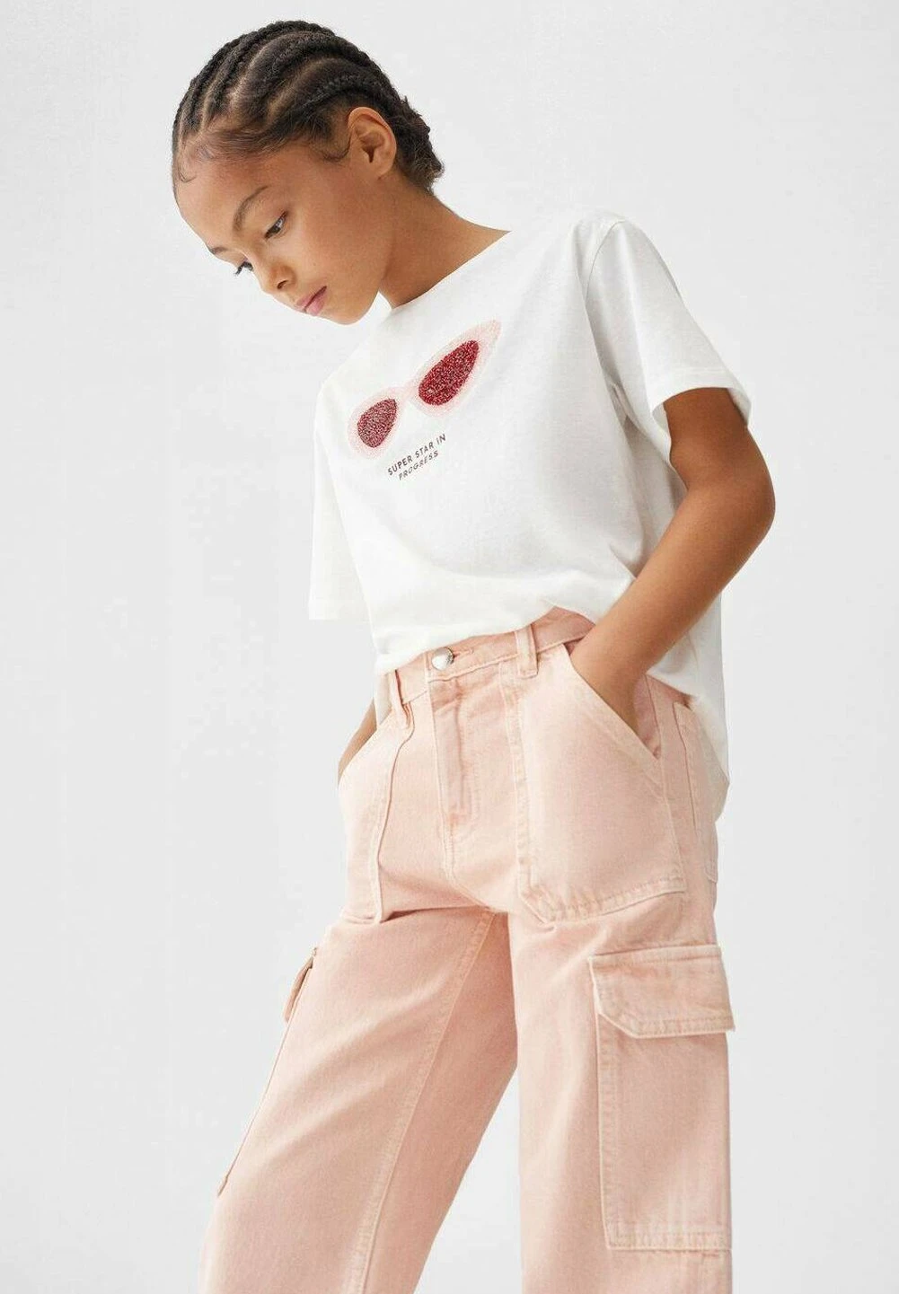 Mango Kids Jean Boyfriend - Pink â Image 4