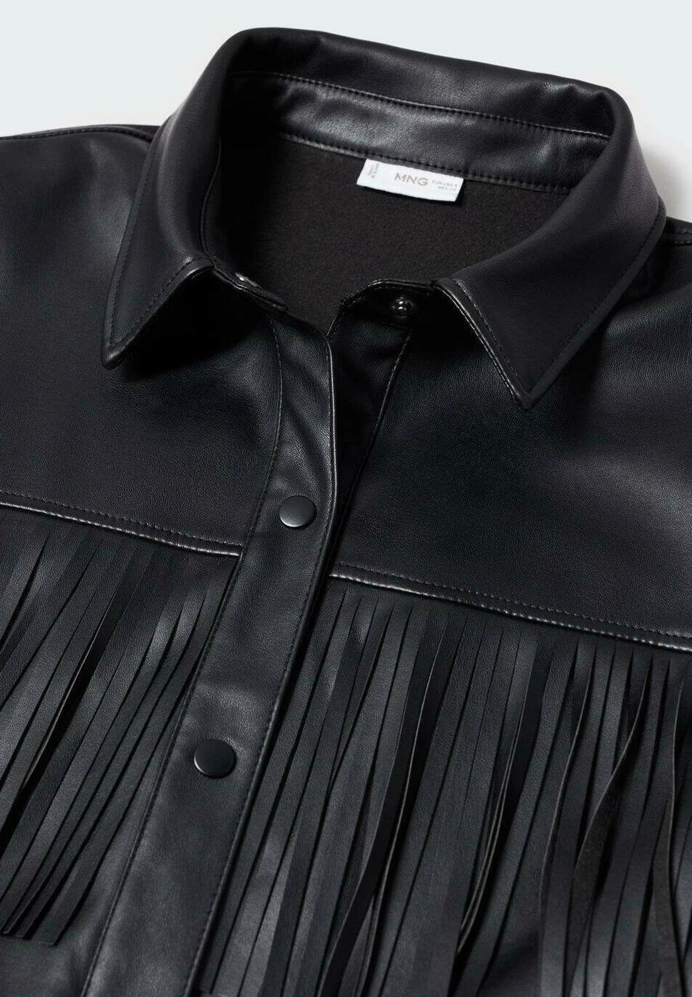 Mango Kids Texas - Veste En Similicuir - Czarny â Image 5