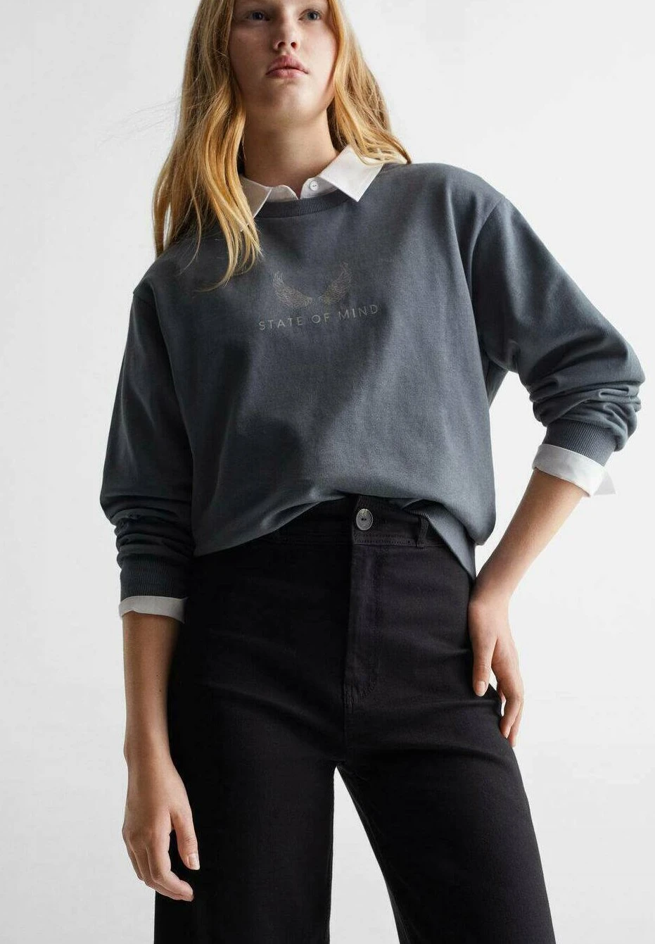 Mango Kids Seamless - Jean Flare - Noir â Image 4