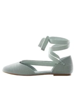 Mango Kids Mer - Ballerines Ă Brides - Mint Green