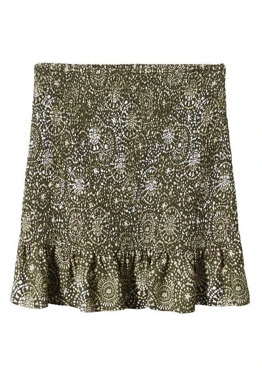 Mango Kids Kenyaf - Jupe Trapèze - Vert Pastel – Image 4