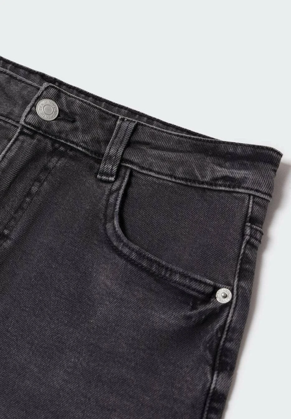 Mango Kids Mini - Jupe En Jean - Black Denim â Image 5