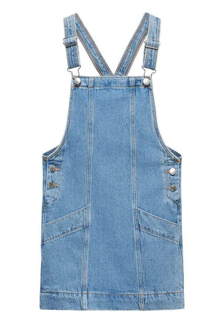 Mango Kids Paula5 - Robe En Jean - Středně Modrá