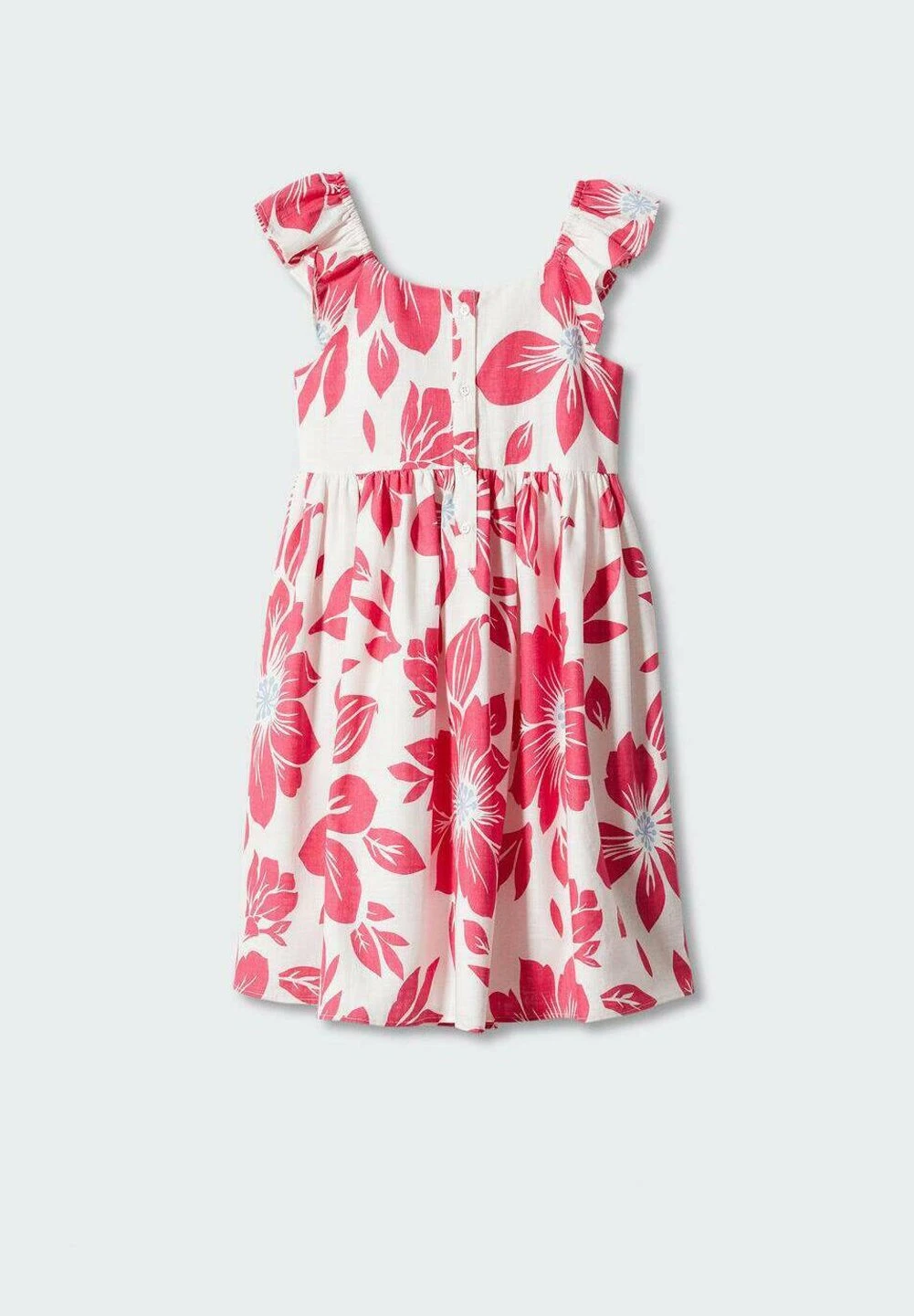 Mango Kids Andros - Robe De Jour - Jordbær – Image 5