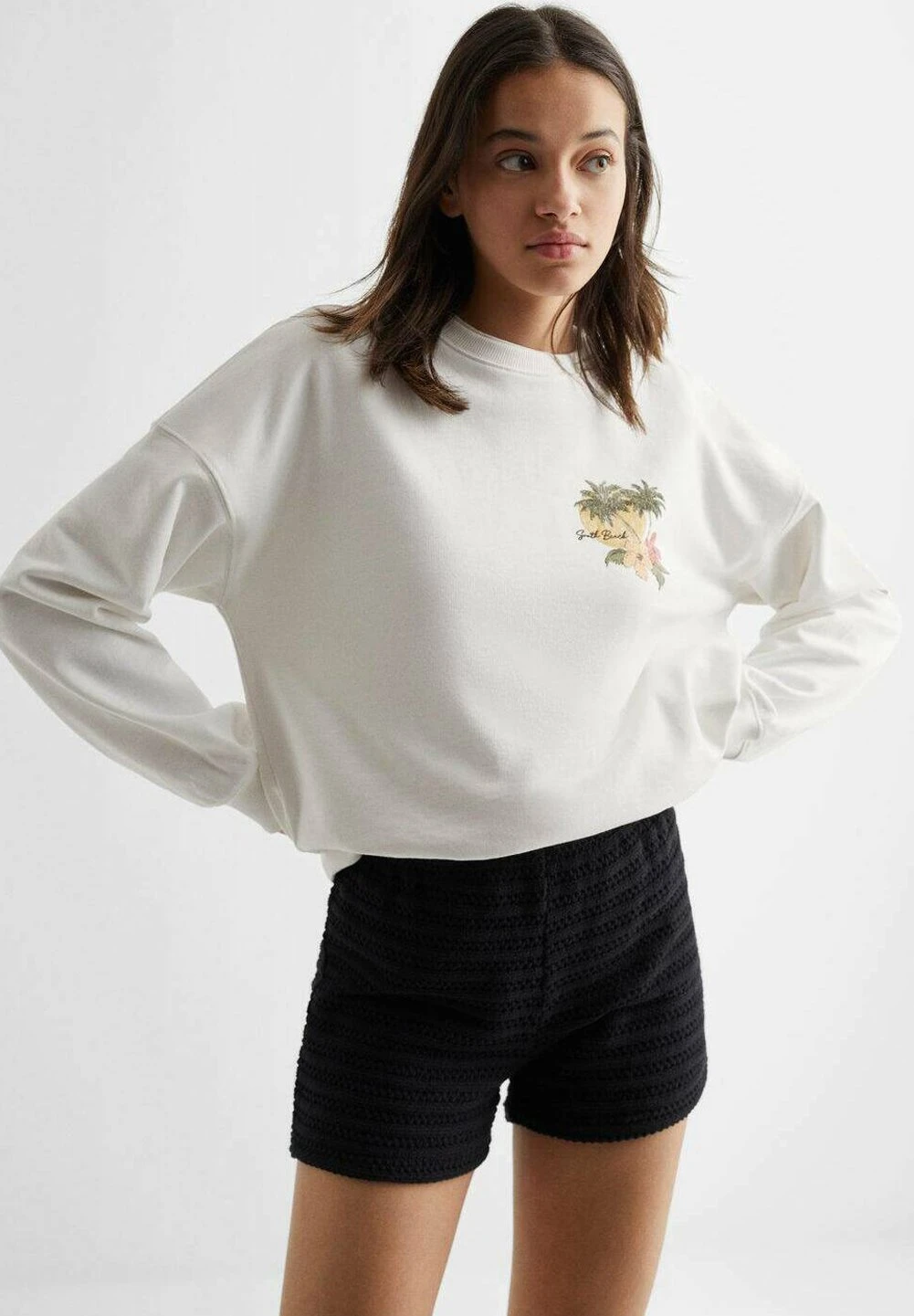 Mango Kids Beach - Sweatshirt - RĂ„hvid â Image 2
