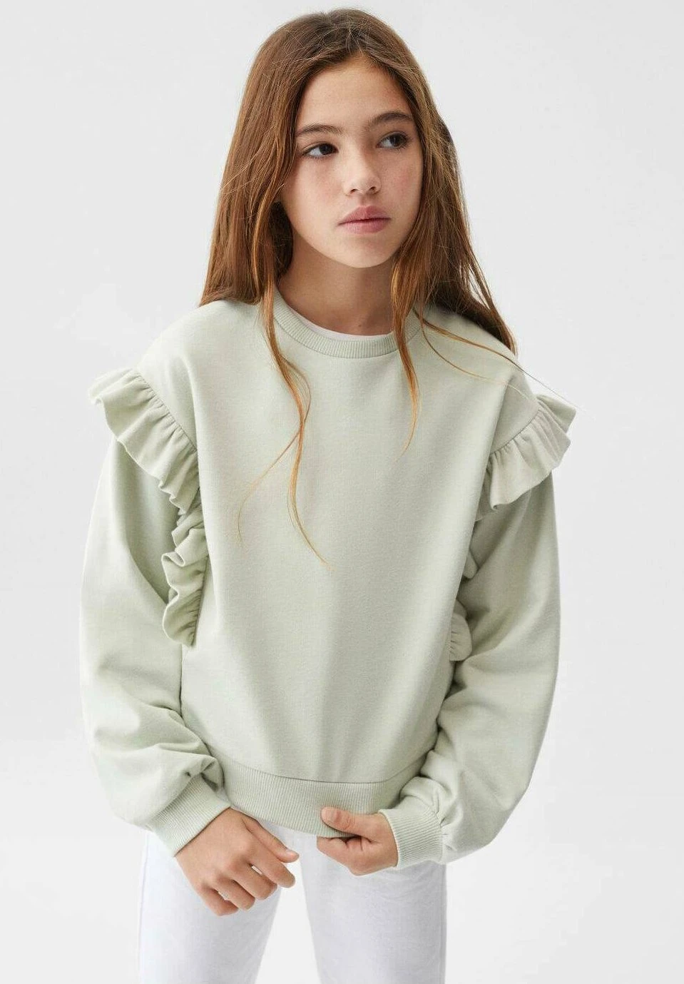 Mango Kids Sweatshirt - Vert Pastel – Image 2