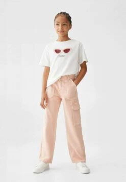 Mango Kids Jean Boyfriend - Pink