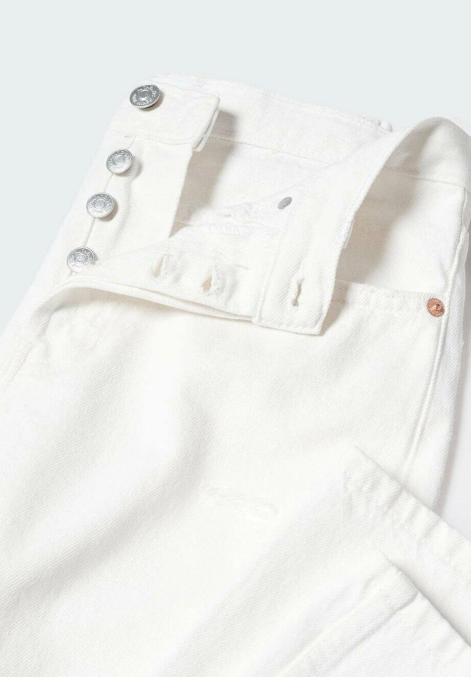 Mango Kids Mom - Jean Droit - Bianco Sporco â Image 6