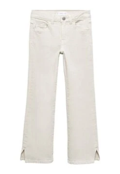 Mango Kids Flarel - Jean Flare - Piaskowy