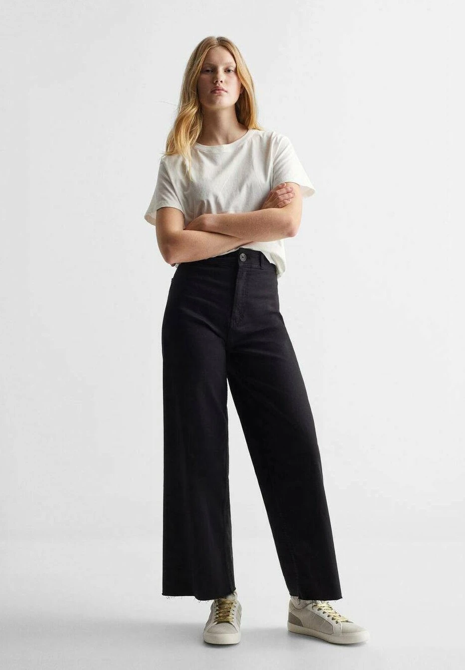 Mango Kids Seamless - Jean Flare - Noir â Image 5