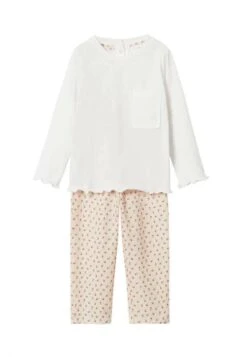 Mango Kids Gardenb - Pyjama - Ecru