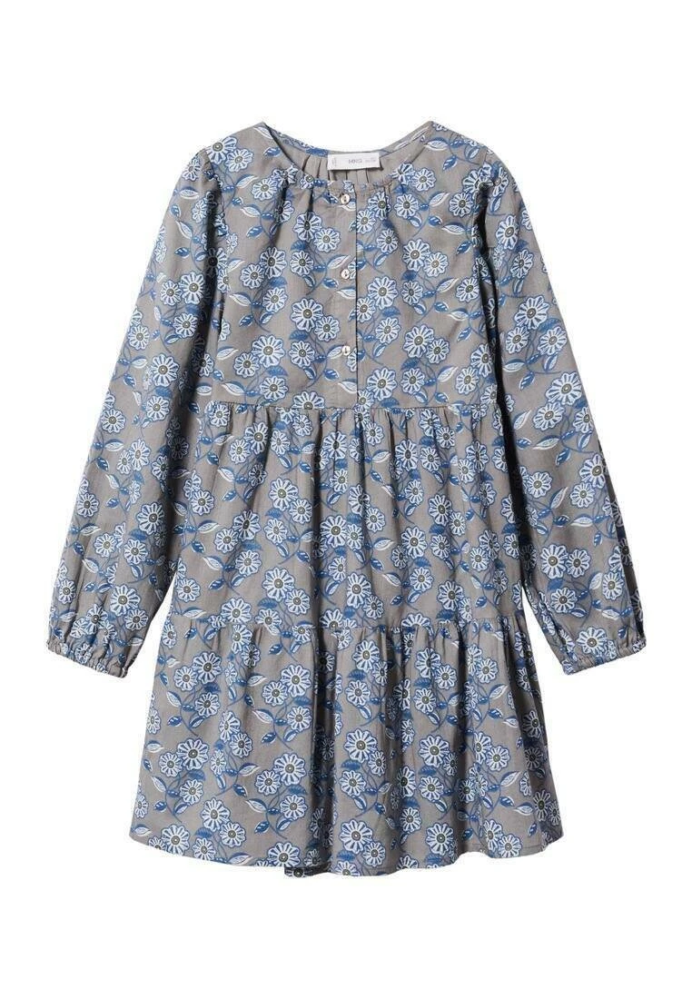 Mango Kids Llanes - Robe De Jour - Grigio