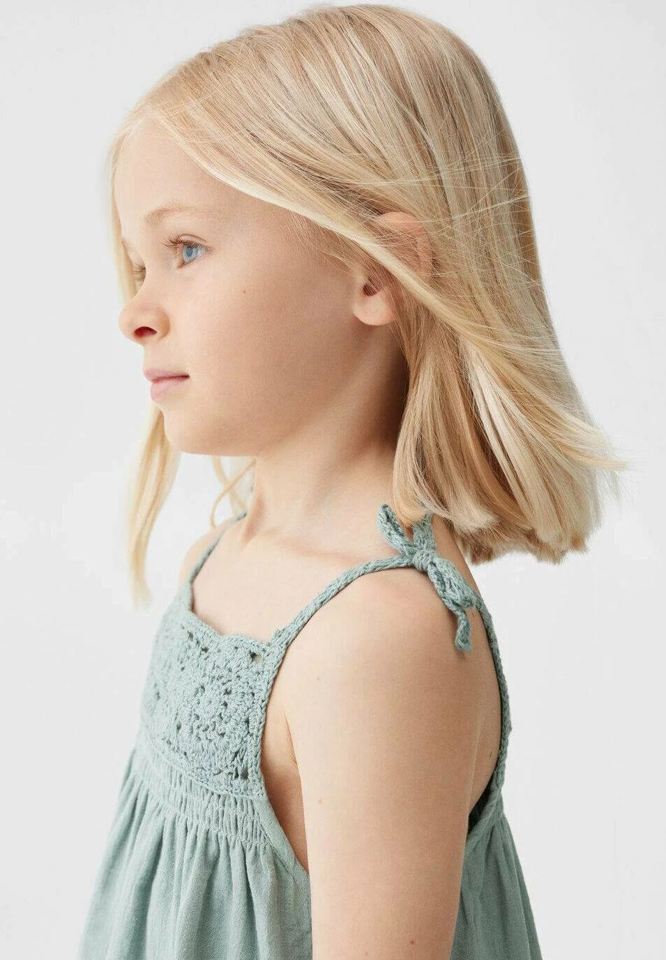 Mango Kids Linda - Robe De Jour - Groen â Image 3