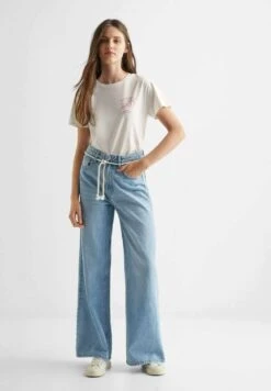 Mango Kids Club - T-Shirt Imprimé - Bianco Sporco