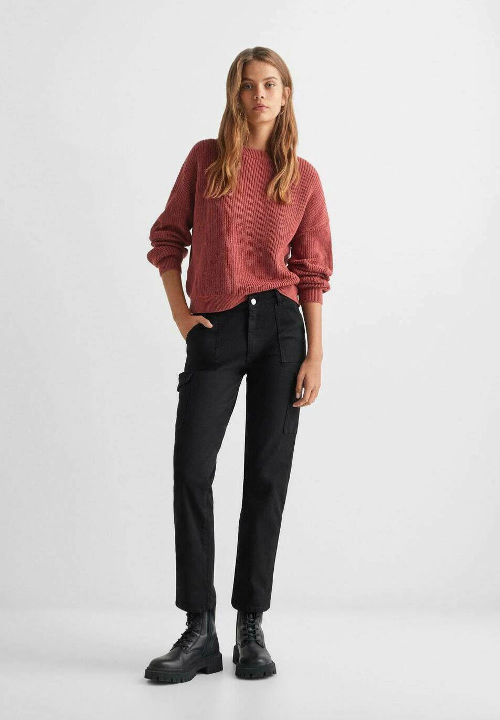 Mango Kids Curry - Pullover - Strawberry – Image 2