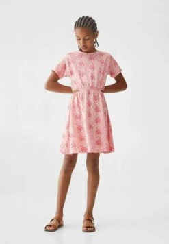 Mango Kids Sharon - Robe De Jour - Rosa